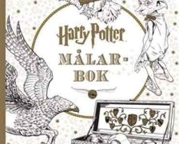 J.K. Rowling, Harry Potter målarbok, målarbok, HP, Harry Potters värld, målarböcker, målarböcker för vuxna, målarbilder