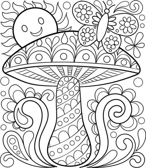 halloween abstract coloring pages - photo #22