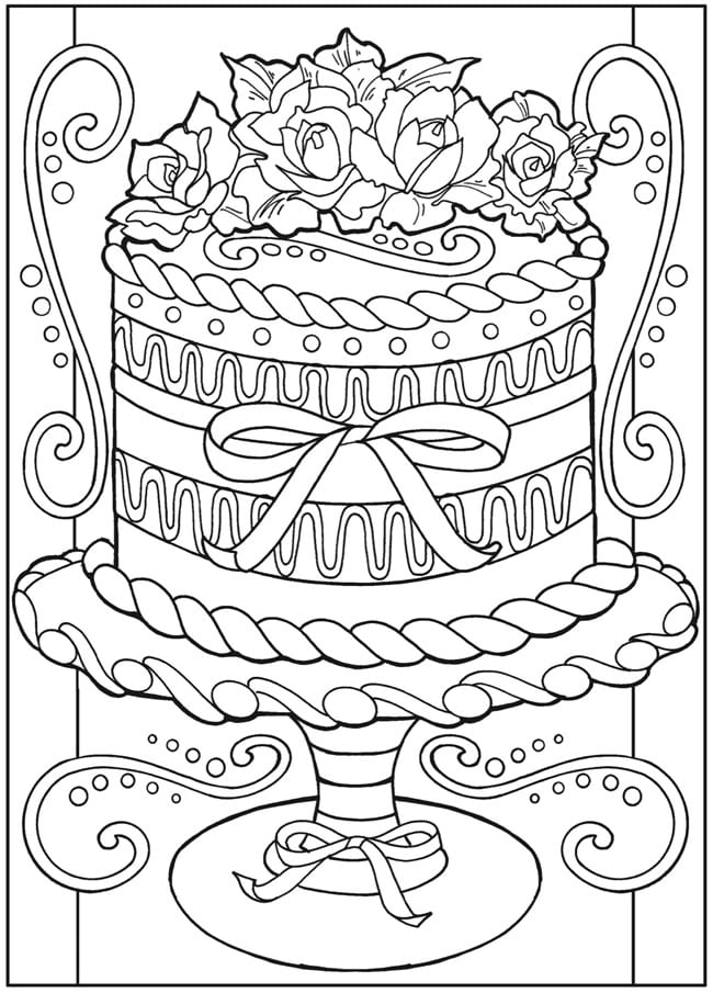 treats hard coloring pages - photo #2