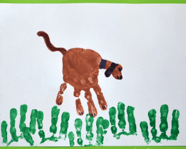 pyssel, pyssla, pysseltips, pysselidéer, barn, barnpyssel, pyssel för barn, enkelt pyssel, avtryck, handavtryck, skola, förskola, fritids, skapa, skapande, kreativitet, hundar, hund, husdjur