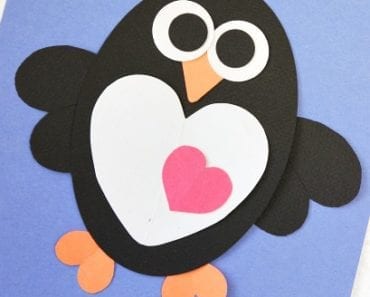 pyssel, pysseltips, pysselidé, inspiration, kreativitet, skapa, skapande, barns skapande, vinter, vinterpyssel, pyssla, pyssel för barn, barnpyssel, pyssel för skola, pyssel för förskola, familjepyssel, pingvin, pingvinpyssel, papperspyssel, Alla hjärtans dag, kort, Alla hjärtans dag-kort, present, Alla hjärtans dag-present, klippa, klistra, hjärtan