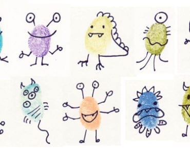 pyssel, pyssla, pysseltips, pysselidéer, barn, barnpyssel, pyssel för barn, enkelt pyssel, avtryck, fingeravtyck, skola, förskola, fritids, skapa, skapande, kreativitet, monster, varelser, utomjordingar, alien