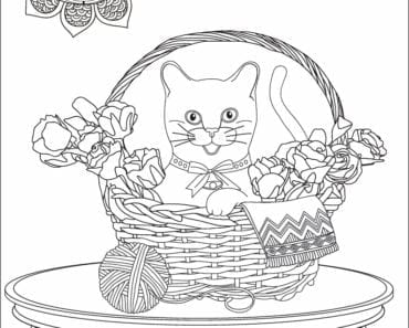 målarbilder, målarbild, gratis målarbilder, gratis målarbild, målarbok, målarböcker, målarbok för vuxna, målarböcker för vuxna, zentangle, mandala, mindfulness, måla, färglägga, mindfullness, doodle, bättre hälsa, bra hälsa, djur, katt, katt i korg, blommor, inredning, hem, hus