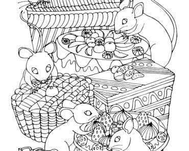 målarbilder, målarbild, gratis målarbilder, gratis målarbild, målarbok, målarböcker, målarbok för vuxna, målarböcker för vuxna, zentangle, mandala, mindfulness, måla, färglägga, mindfullness, doodle, bättre hälsa, bra hälsa, djur, mus, möss, kalas, tårta, tårtor, bakelser, bakverk, kaka, kakor