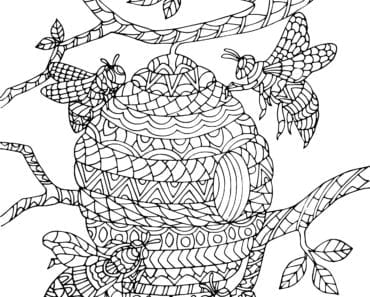 målarbilder, målarbild, gratis målarbilder, gratis målarbild, målarbok, målarböcker, målarbok för vuxna, målarböcker för vuxna, zentangle, mandala, mindfulness, måla, färglägga, mindfullness, doodle, bättre hälsa, bra hälsa, djur, natur, bin, bikupa