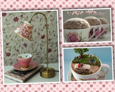 pyssel, diy, hem, inredning, remake, loppisfynd, gamla kaffekoppar, gamla tekoppar, pyssla med koppar,