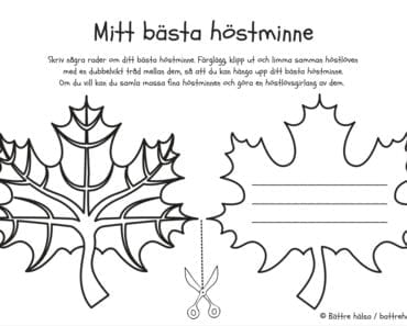 aktiviteter för barn, barnaktiviteter, pyssla och lek, knep och knåp, måla, färglägga, löv, höstlöv, pyssel, barnpyssel, höstpyssel, kreativt skrivande för barn, skrivande för barn