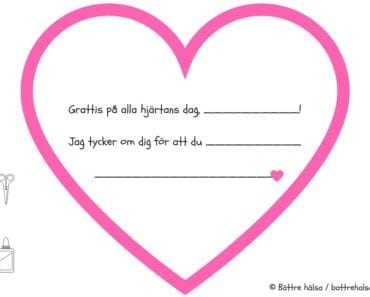 alla hjärtans dag-pyssel