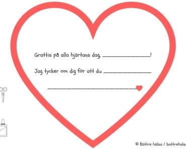 alla hjärtans dag-pyssel
