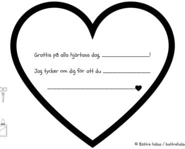 alla hjärtans dag-pyssel