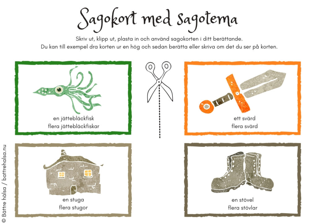 kreativt skrivande för barn, kreativt berättande