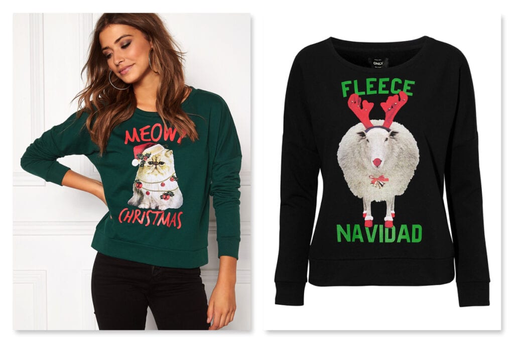 mode, skönhet, tröja, stickad tröja, modetips, jultröja, jultröjor, Ugly Christmas Sweater, fula jultröjor, jul, julen, inspiration, julklappstips, Only