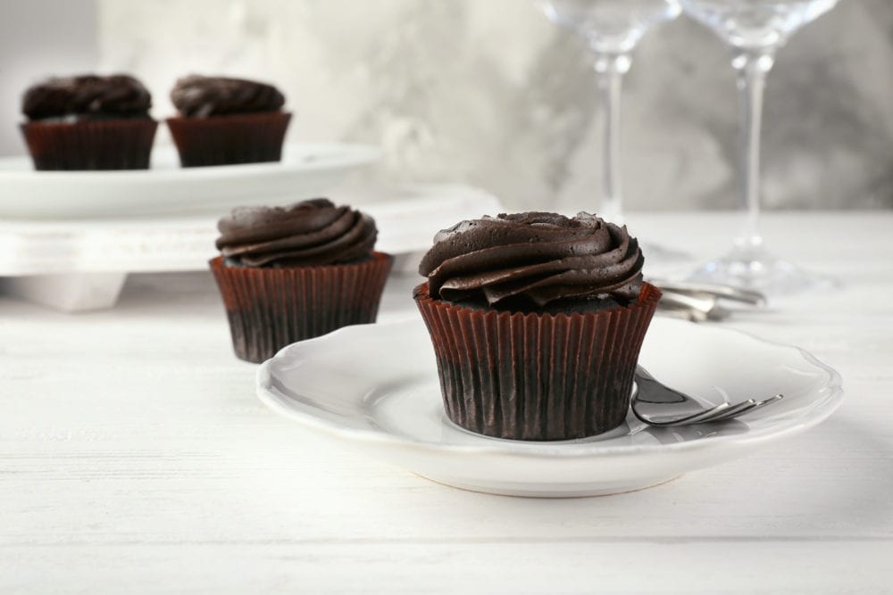 baka vego, vegan, vegansk, cupcake, muffins, frosting, vegansk frosting, choklad, chokladmuffins, recept, dessert