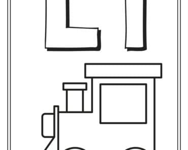 aktiviteter för barn, barnaktiviteter, pyssla och lek, knep och knåp, måla, färglägg, målarbild, alfabetet, bokstaven L
