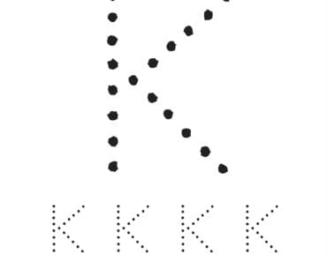 aktiviteter för barn, barnaktiviteter, pyssla och lek, knep och knåp, lära sig skriva, lära sig alfabetet, lära sig bokstaven K