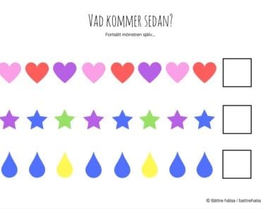 aktiviteter för barn, barnaktiviteter, pyssla och lek, knep och knåp, mönster